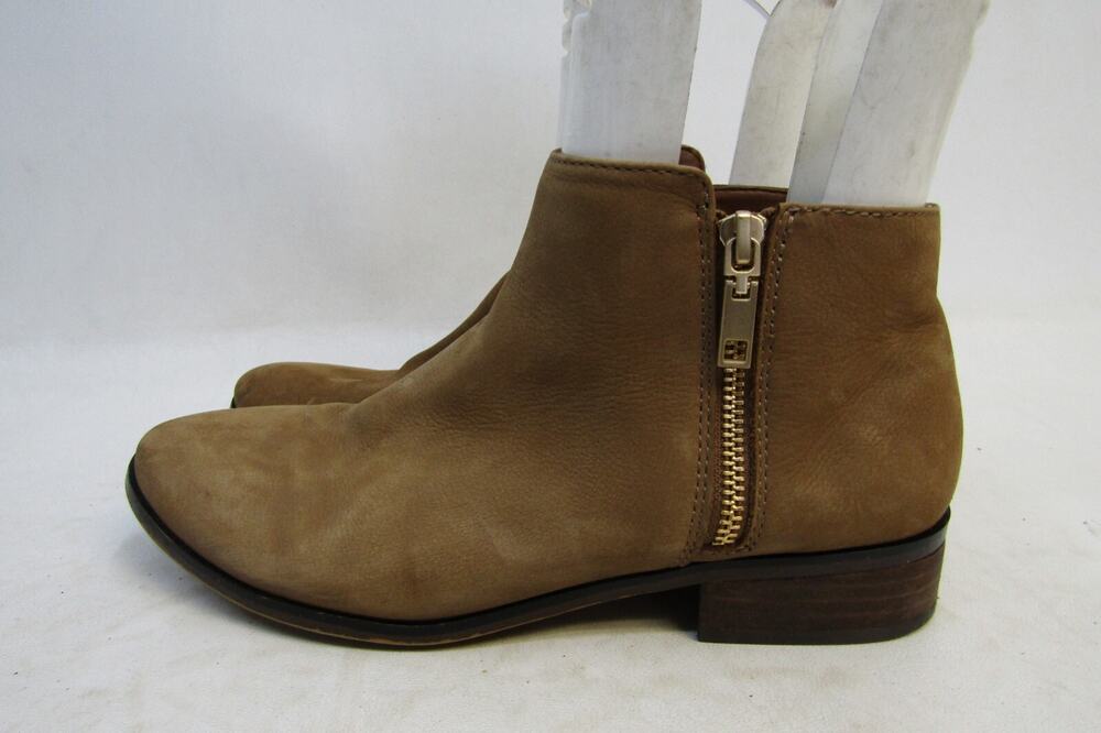 ALDO Womens Size 8 M Brown Suede Zip Ankle Fashion Boots